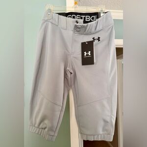 Under Armour Light Gray Performance Softball Pants